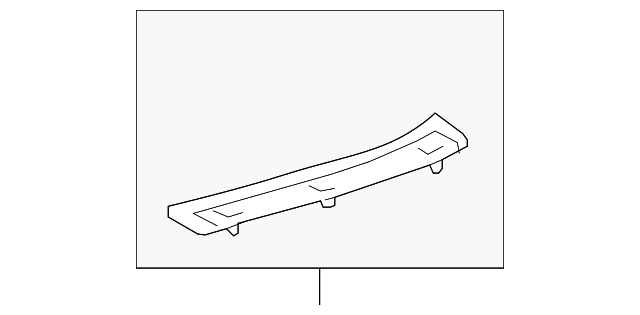 67916-33100 SCUFF PLATE, LEFT