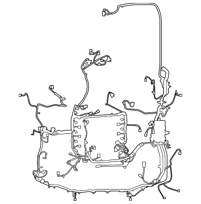 1L2Z14398AA Деталь ENGINE HARNESS