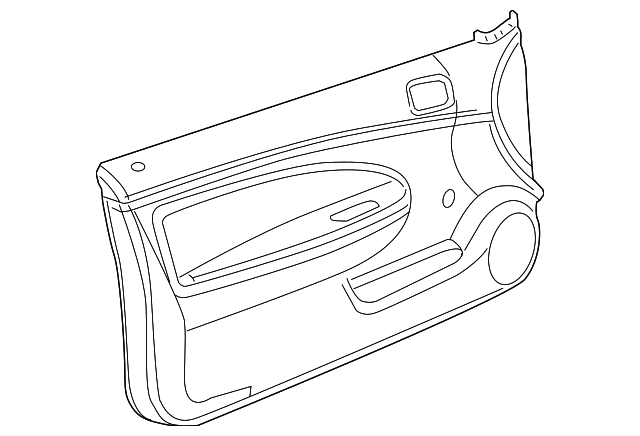 25783815 DOOR TRIM PANEL, LEFT