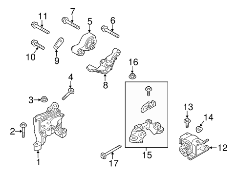 CX-5 ENGINE & TRANS MOUNTING 3