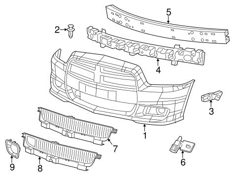 Charger BUMPER & COMPONENTS - FRONT