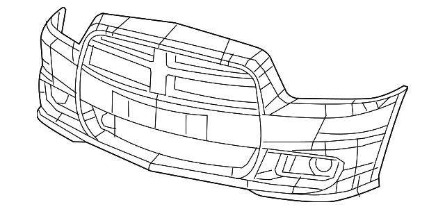 68071974AB Деталь BUMPER COVER