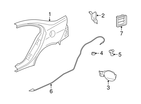 Lancer QUARTER PANEL & COMPONENTS