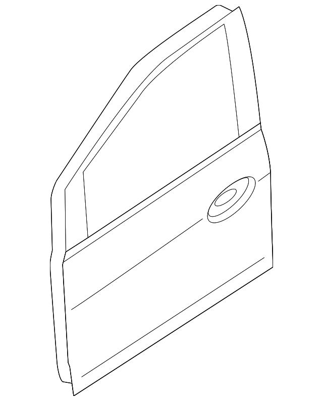 DM5Z-5820124-B Деталь DOOR SHELL, RIGHT