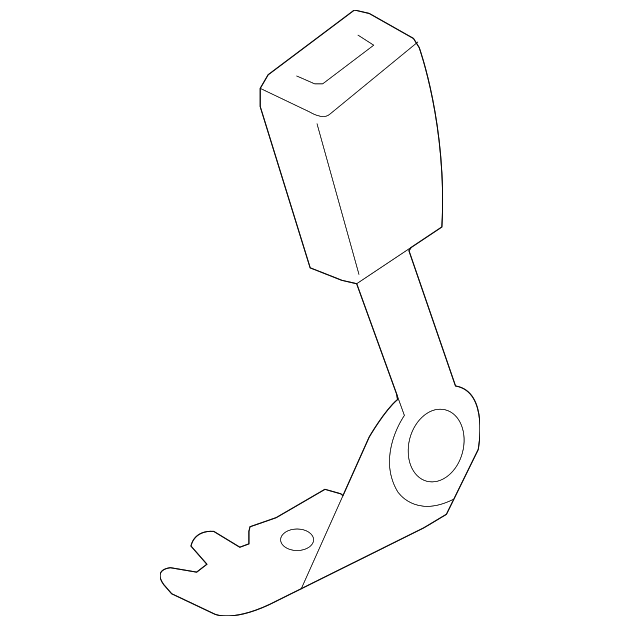 19168500 Деталь OUTER BUCKLE, RIGHT
