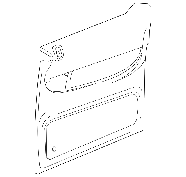 1AH971D5AA Деталь DOOR TRIM PANEL, LEFT