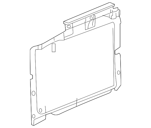 4717701AF Деталь WATER SHIELD, LEFT