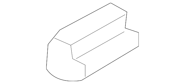 86758-3E000 Деталь RAIL COVER, LEFT