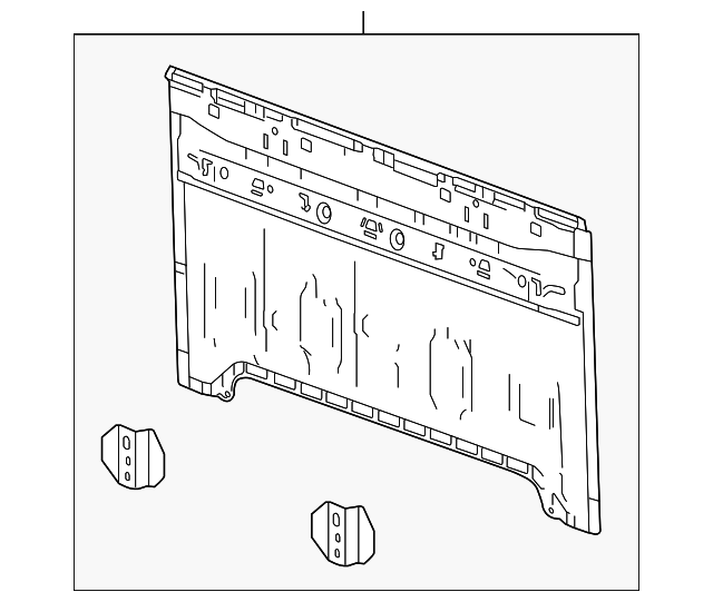 88980549 Деталь BACK PANEL
