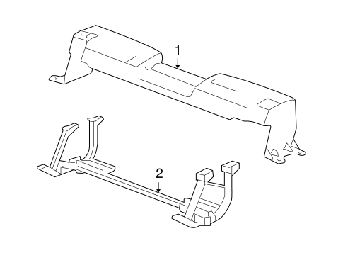 Corvette RADIATOR SUPPORT