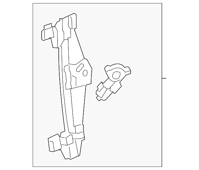 25885884 REGULATOR, LEFT