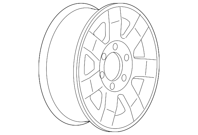 9598062 WHEEL, ALLOY