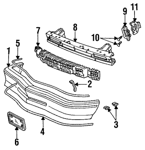 Skylark BUMPER & COMPONENTS - FRONT