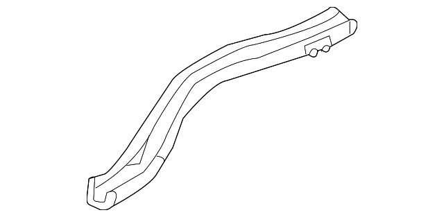 52150SA1209P Деталь REAR RAIL, LEFT