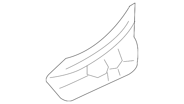 52154SA0109P Деталь EXTENSION, LEFT