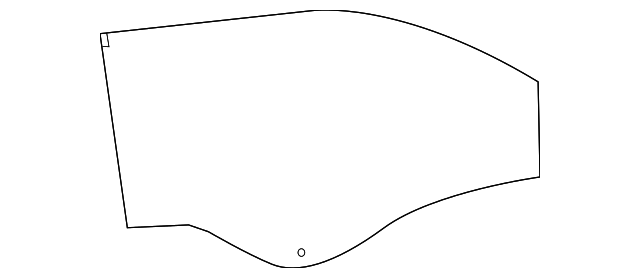 4816692AC Деталь DOOR GLASS, RIGHT
