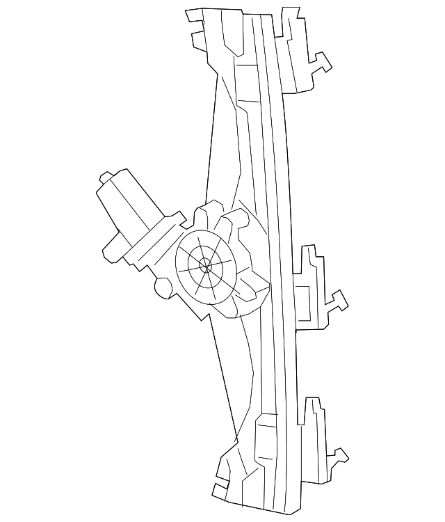 68070266AD Деталь WINDOW REGULATOR