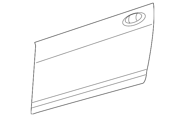 5074737AB Деталь OUTER PANEL, LEFT