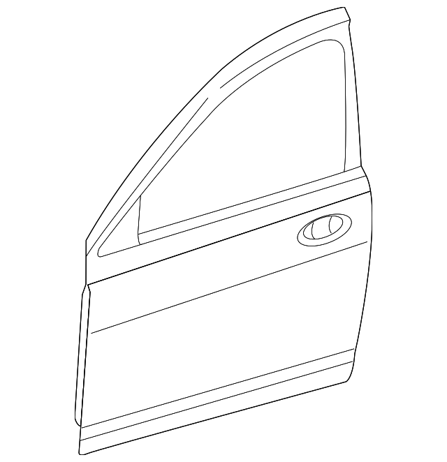5074515AG Деталь DOOR SHELL, LEFT