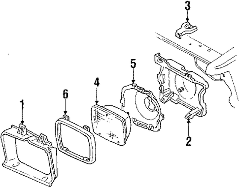 Citation II HEADLAMP COMPONENTS