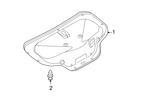 G35 INTERIOR TRIM - TRUNK