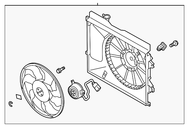 25380-E4000 Деталь FAN ASSY