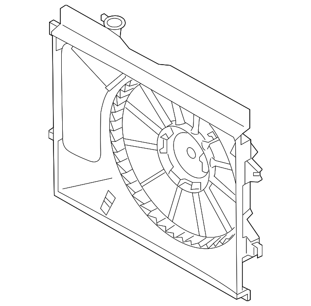 25350-E4000 Деталь FAN SHROUD
