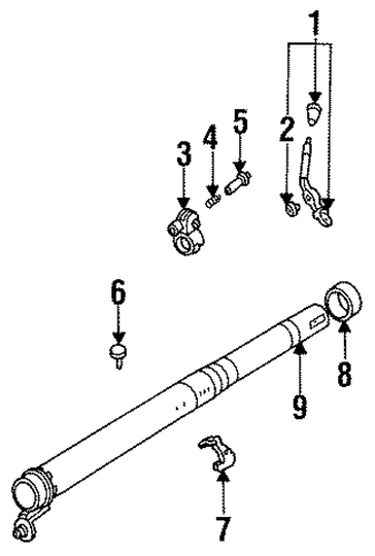 B3000 TRANSMISSION SHIFT TUBE