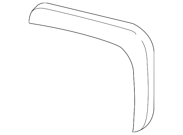 87961-60840 Деталь MIRROR GLASS, LEFT
