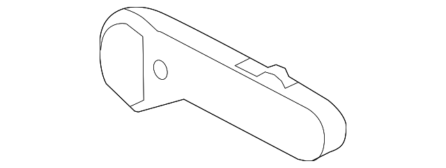 C597-88-2A1-02 ARMREST COVER, RIGHT