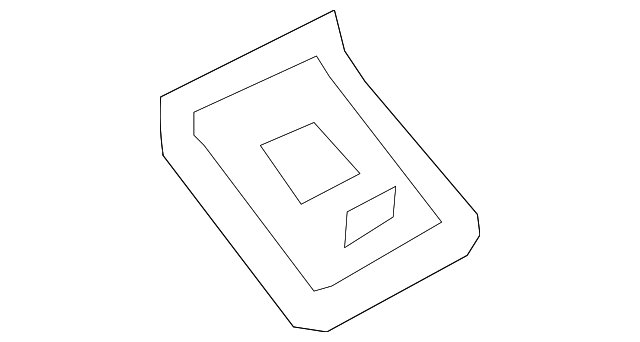 C243-88-2P7-02 LOCK COVER, RIGHT