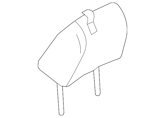 CG88-88-241-02 HEADREST COVER, RIGHT