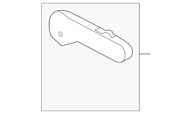 C614-88-2D0-02 ARMREST, LEFT