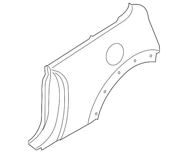 41-00-7-230-553 Деталь QUARTER PANEL, LEFT