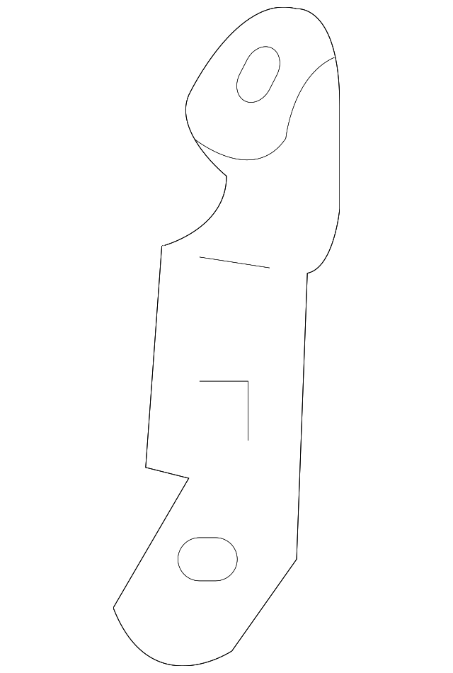 25820819 Деталь ABS SENSOR BRACKET, LEFT
