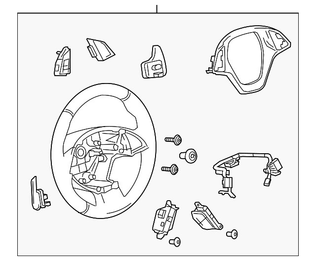 23231495 Деталь STEERING WHEEL