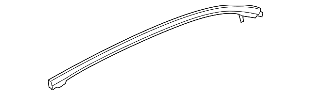 BHS2-50-991B Деталь UPPER MOLDING, RIGHT