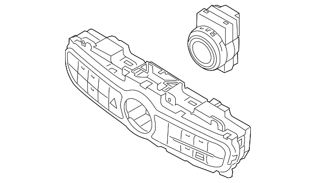 97250-3RGF0 Деталь HEATER CONTROL