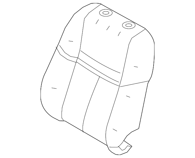 87661-4BA3A Деталь SEAT BACK PAD