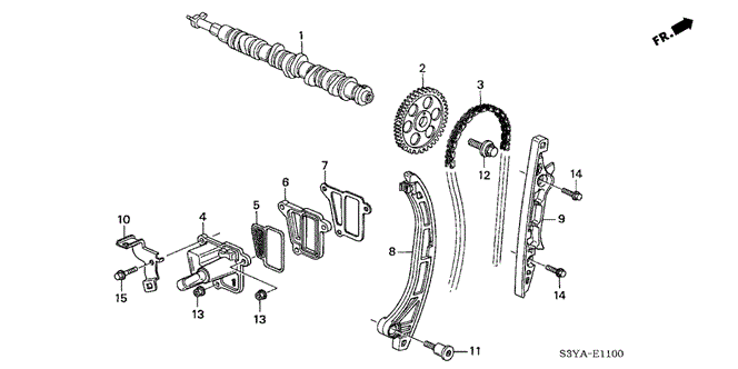 ENGINE/CAMSHAFT - CAM CHAIN for 2004 Honda INSIGHT #1