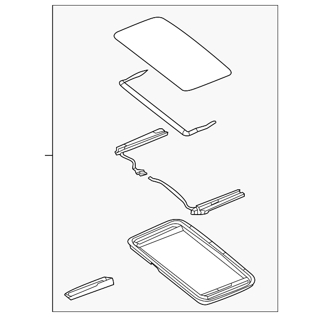 9067800005 Деталь SUNROOF ASSY