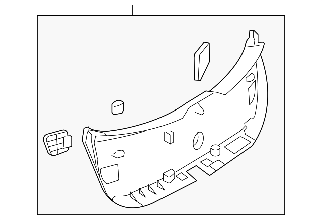 BP4K-68-960J-02 Деталь LOWER TRIM