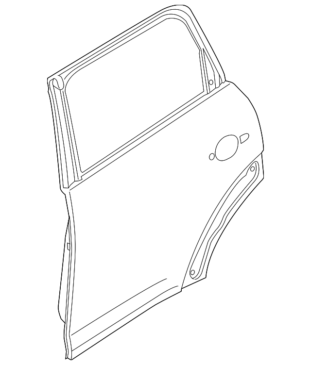 41-00-9-805-929 DOOR SHELL, LEFT