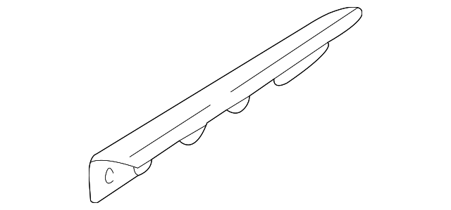15151225 Деталь ROCKER MOLDING RETAINER