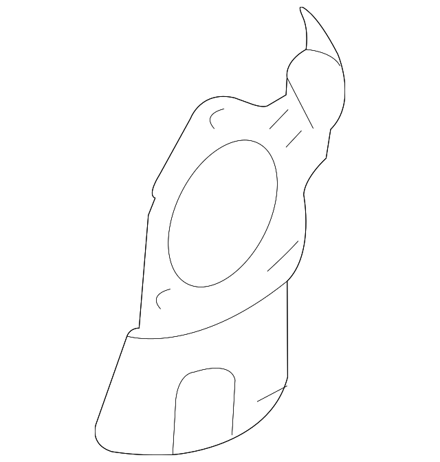 25948605 Деталь SPLASH SHIELD, RIGHT