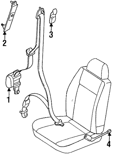 Sentra FRONT SEAT BELTS
