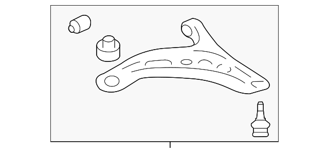SU003-00354 Деталь LOWER CNTRL ARM, RIGHT