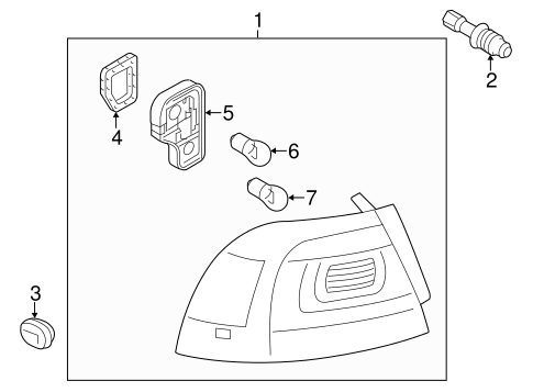 Touareg BULBS - CHASSIS 5