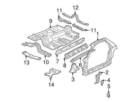 Camaro FLOOR & RAILS