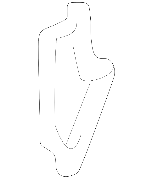 10231716 Деталь PILLAR REINF BRACE, LEFT
